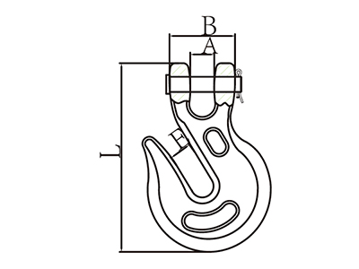 Alloy Steel Clevis Grab Hook Grade 70