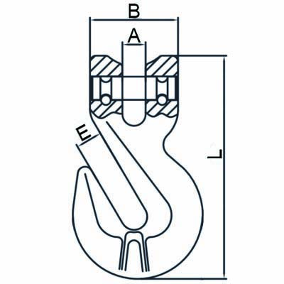 Clevis Winged Grab Hook Grade 70 Australia Standard China manufacturer