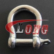 Commercial Bow Shackle with Screw Pin China manufacturer