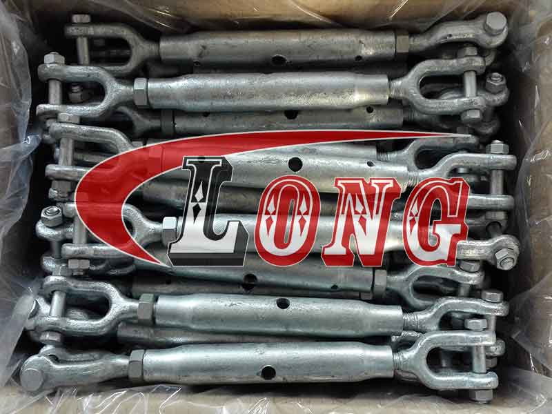 DIN 1478 Turnbuckle Jaw/Jaw Galvanized,aka din 1478 rigging screw or closed body turnbuckle,has jaw end,has been electric galvanized or HDG,China supplier