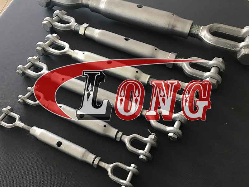 DIN 1478 Turnbuckle Jaw/Jaw Galvanized,aka din 1478 rigging screw or closed body turnbuckle,has jaw end,has been electric galvanized or HDG,China supplier