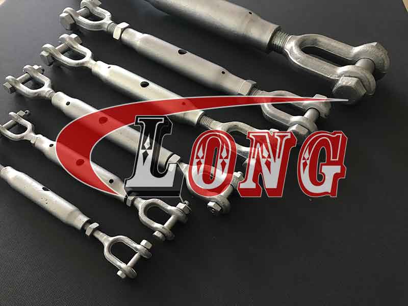 DIN 1478 Turnbuckle Jaw/Jaw Galvanized,aka din 1478 rigging screw or closed body turnbuckle,has jaw end,has been electric galvanized or HDG,China supplier