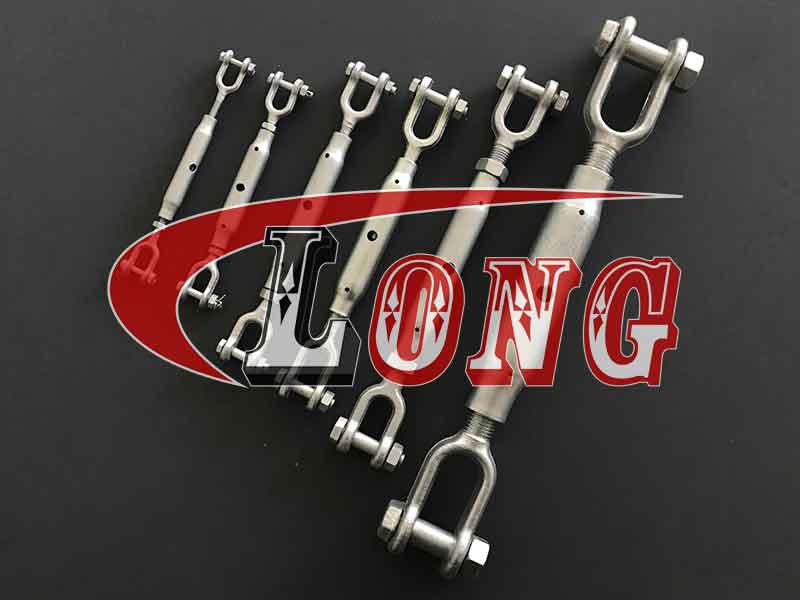 DIN 1478 Turnbuckle Jaw/Jaw Galvanized,aka din 1478 rigging screw or closed body turnbuckle,has jaw end,has been electric galvanized or HDG,China supplier