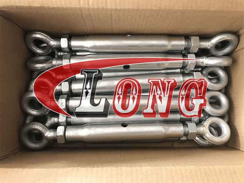 DIN 1478 Turnbuckle Eye/Eye M20 closed body turnbuckle rigging screw hot dip galvanized China manufacturer supplier