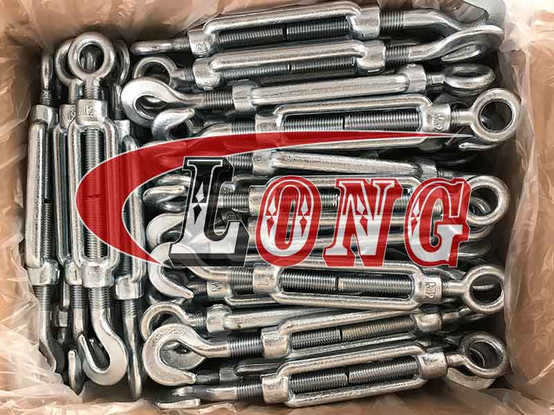 DIN 1480 Turnbuckle Hook-Eye,aka straining screw DIN1480 eye and hook,conform to DIN 1480,been Electric galvanized/hot dip galvanized,