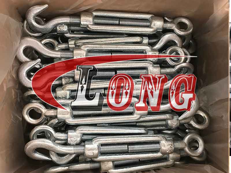 DIN 1480 Turnbuckle Hook-Eye,aka straining screw DIN1480 eye and hook,conform to DIN 1480,been Electric galvanized/hot dip galvanized,