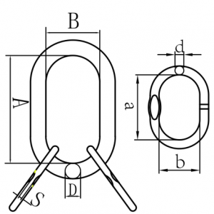 G80 Welded Master Link Assembly US Standard