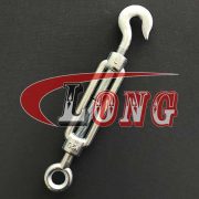 DIN 1480 Turnbuckle Hook-Eye,aka turnbuckle DIN1480 eye and hook,conform to DIN 1480,been Electric galvanized or hot dip galvanized,