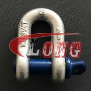 Screw Pin D Shackle G-210 U.S. Type China manufacturer