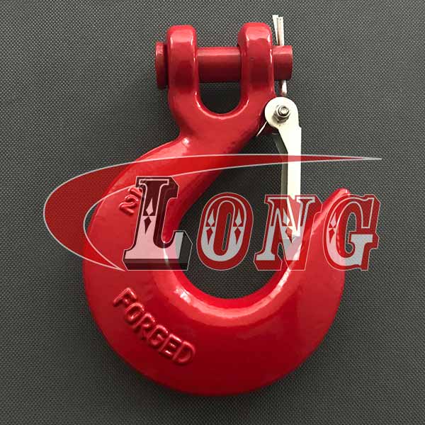 High Test Clevis Slip Hook with Safety Latch Grade 43 -China