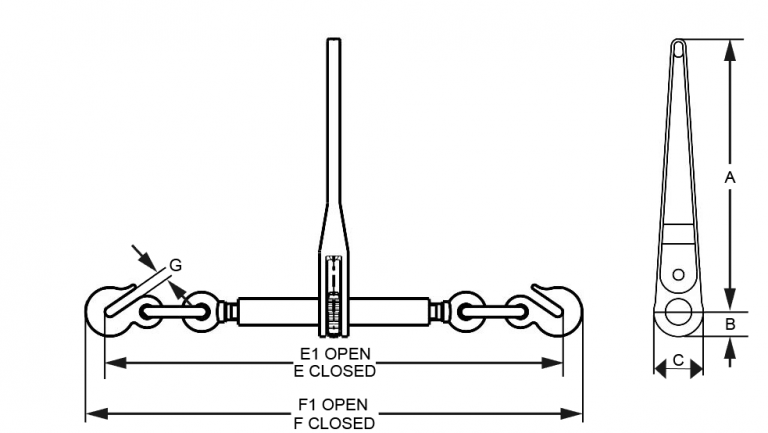 Ratchet Load Binders Grade 70 US.Fed.Spec China manufacturer