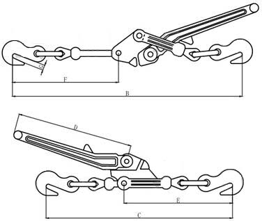 Recoil-less Lever Load Binders Grade 70