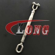 Galvanized closed body turnbuckle Jaw&Eye China manufacturer