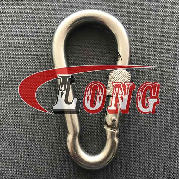 Snap Hook DIN 5299 with Screw Nut Stainless Steel