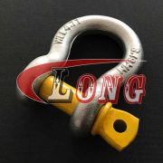 as 2741 forged alloy bow shackle screw pin china