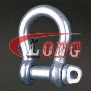 B.S.3032 Large Bow Shackle with Screw Collar Pin China manufacturer