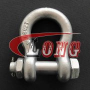 Grade 80 Alloy Bolt Type Anchor Shackle China manufacturer