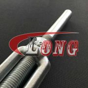 DIN 1480 Turnbuckle Stub End,aka turnbuckle din1480 with stub ends,conform to DIN 1480,after Zinc plated/Hot dip galvanized,by China manufacturer supplier.