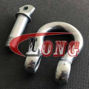 galvanized commercial shackle supplier, european pattern bow shackle