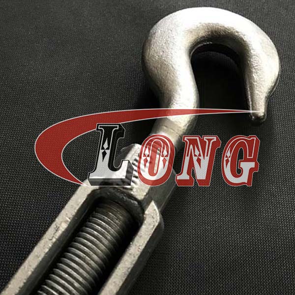 Galvanized Turnbuckle Hook&Hook US Fed Spec,aka hook-hook turnbuckle,conform to US type,made of superior carbon steel,been drop forged,Zinc plated/HDG