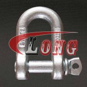 Italy Type Galvanized Dee Shackle China manufacturer