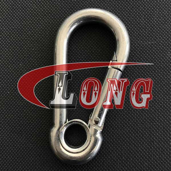 Snap Hook with Eyelet DIN 5299 Stainless Steel