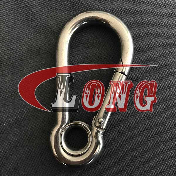 stainless-carabiner-hook-with-eyelet-china